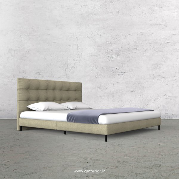 Lyra King Size Bed in Fab Leather Fabric - KBD003 FL10