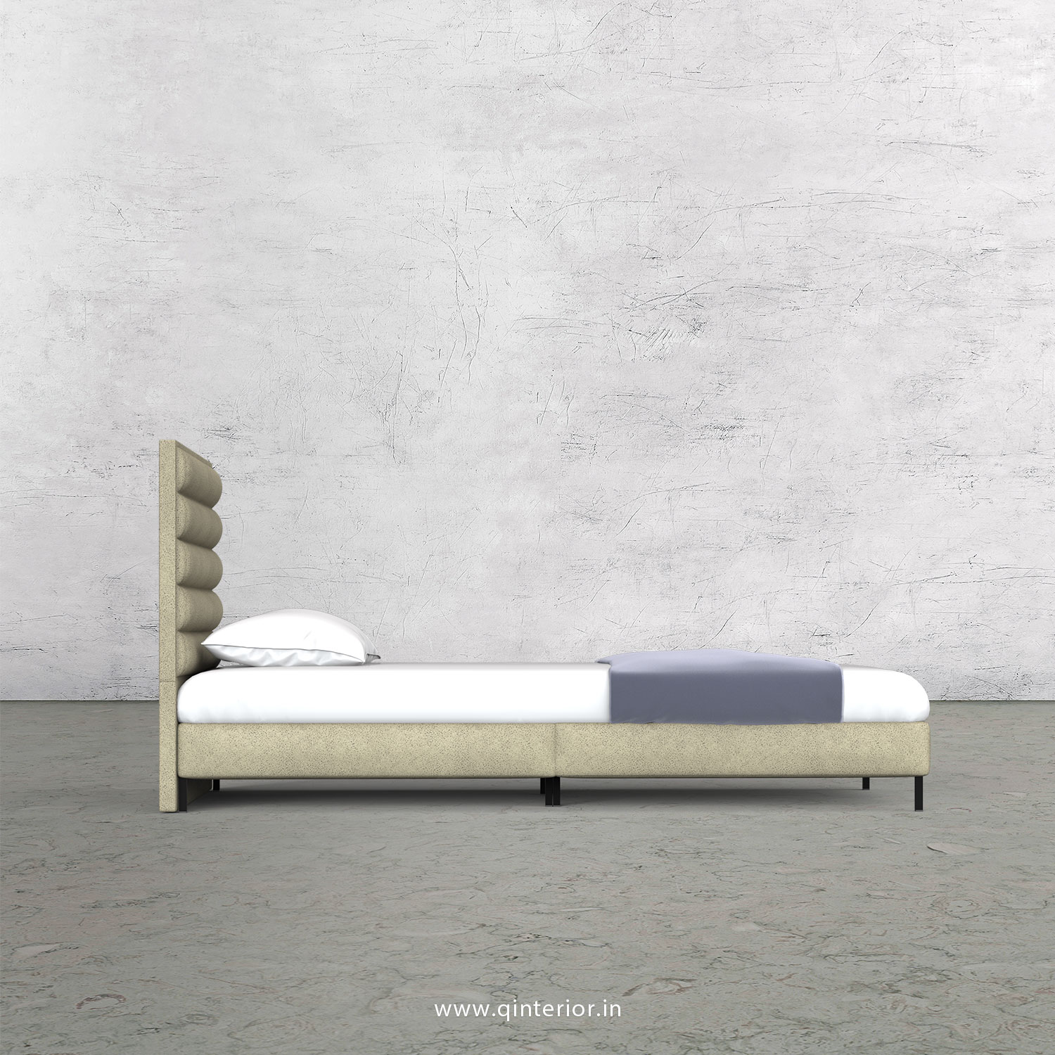 Crux Single Bed in Fab Leather – SBD003 FL10