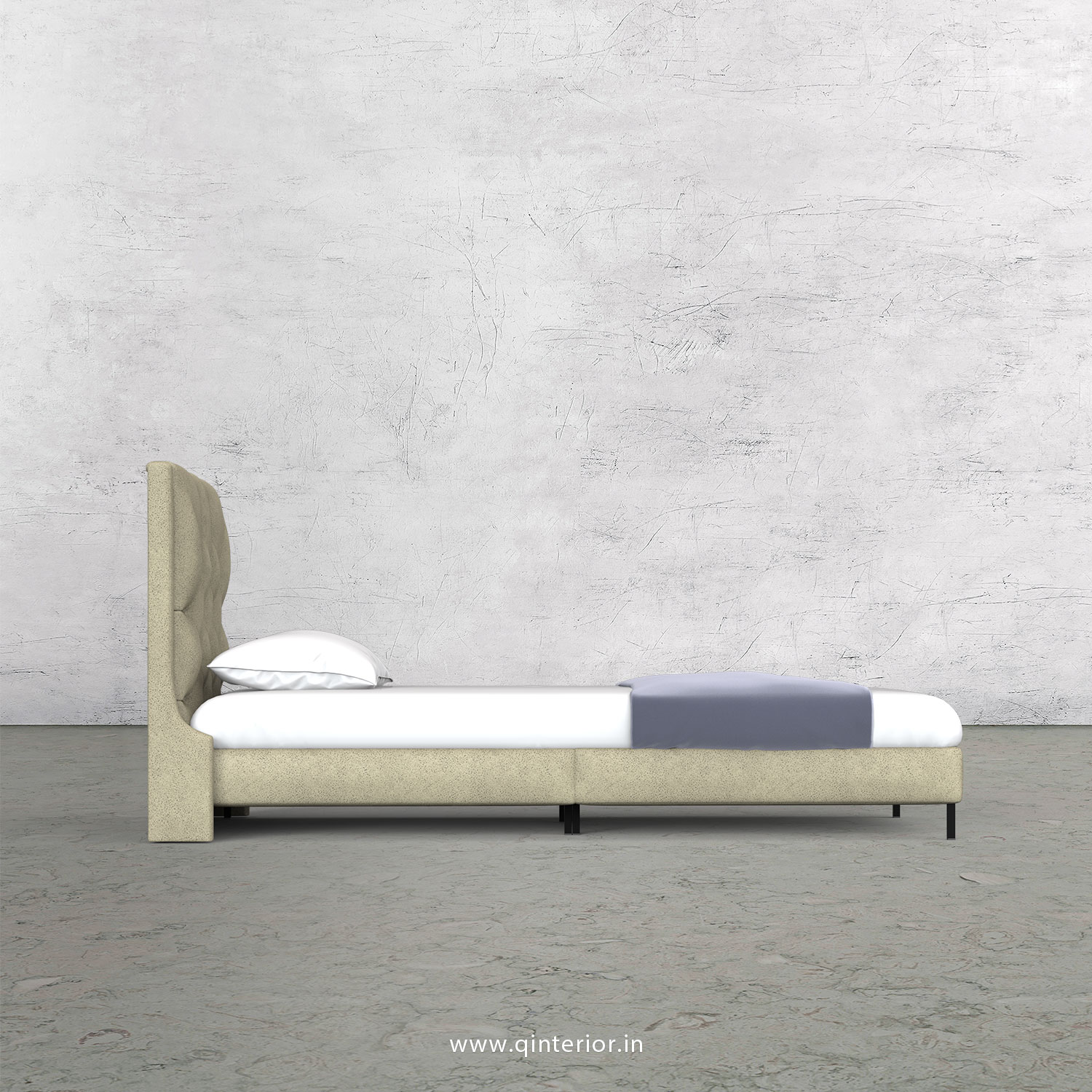 Scorpius Single Bed in Fab Leather – SBD003 FL10