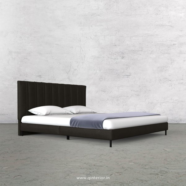Leo King Size Bed in Fab Leather Fabric - KBD003 FL11