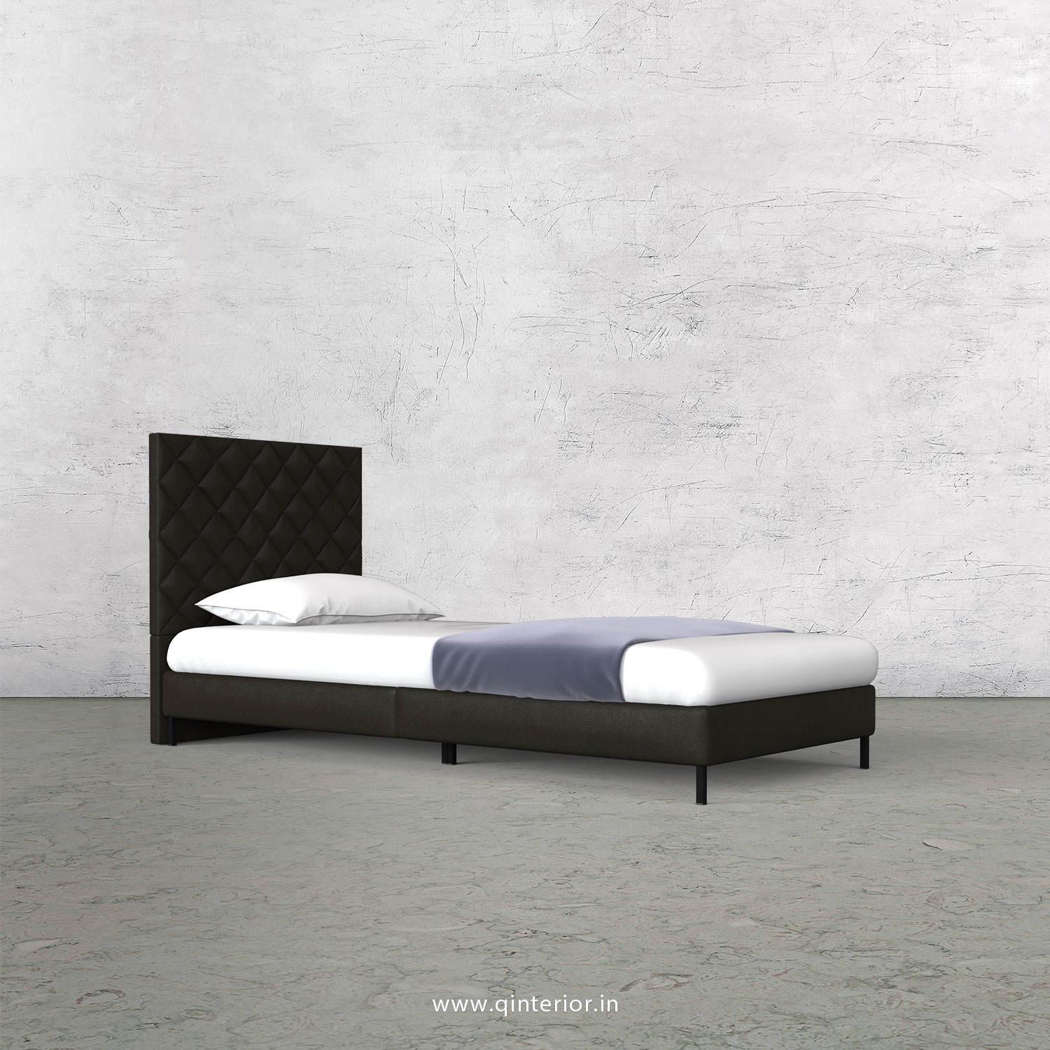 Aquila Single Bed in Fab Leather – SBD003 FL11