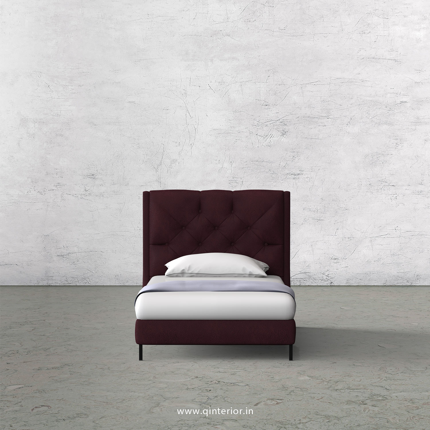 Scorpius Single Bed in Fab Leather – SBD003 FL12