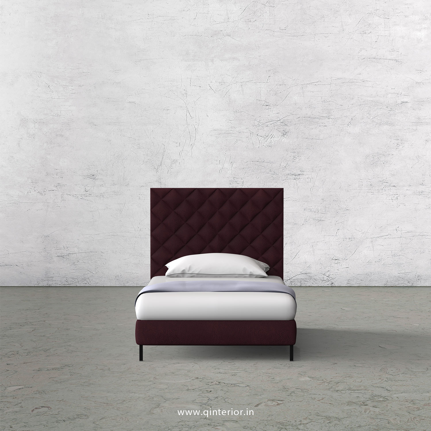 Aquila Single Bed in Fab Leather – SBD003 FL12