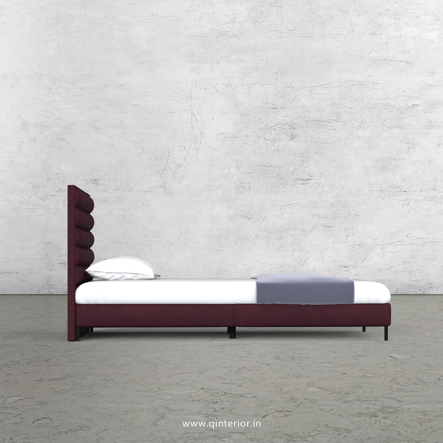 Crux Single Bed in Fab Leather – SBD003 FL12