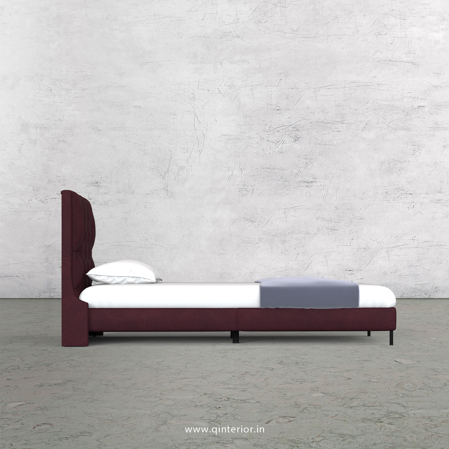 Scorpius Single Bed in Fab Leather – SBD003 FL12