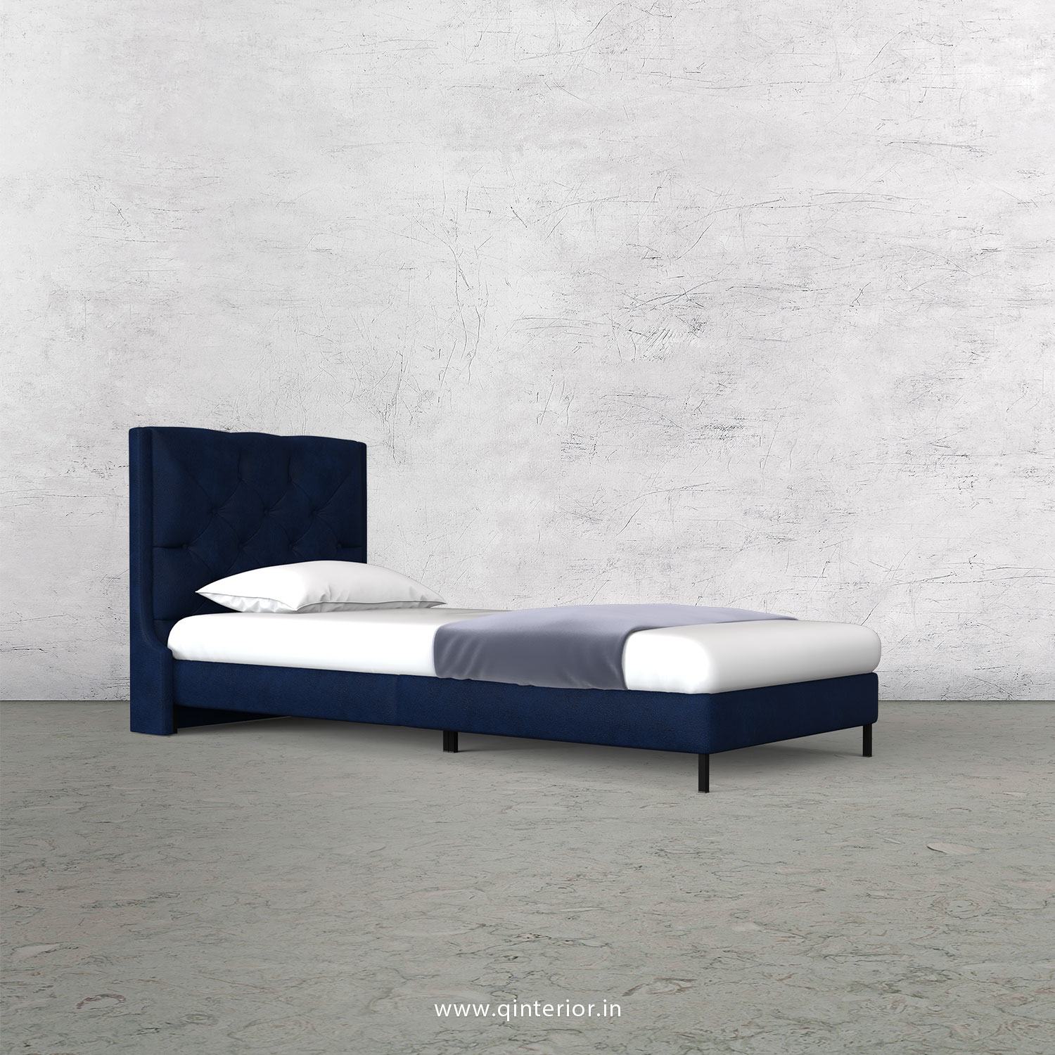 Scorpius Single Bed in Fab Leather – SBD003 FL13
