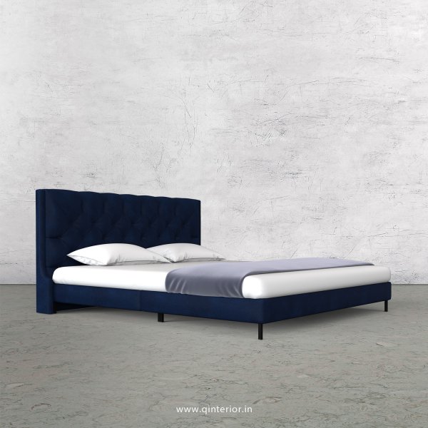 Scorpius Queen Size Bed with Fab Leather Fabric - QBD003 FL13