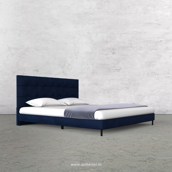 Lyra King Size Bed in Fab Leather Fabric - KBD003 FL13