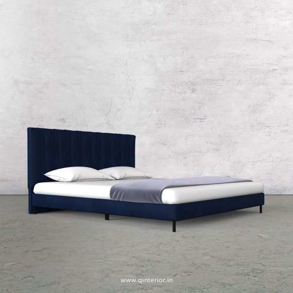 Leo King Size Bed in Fab Leather Fabric - KBD003 FL13