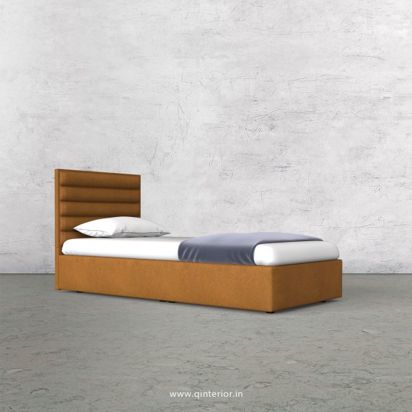 Crux Single Bed in Fab Leather Fabric - SBD009 FL14