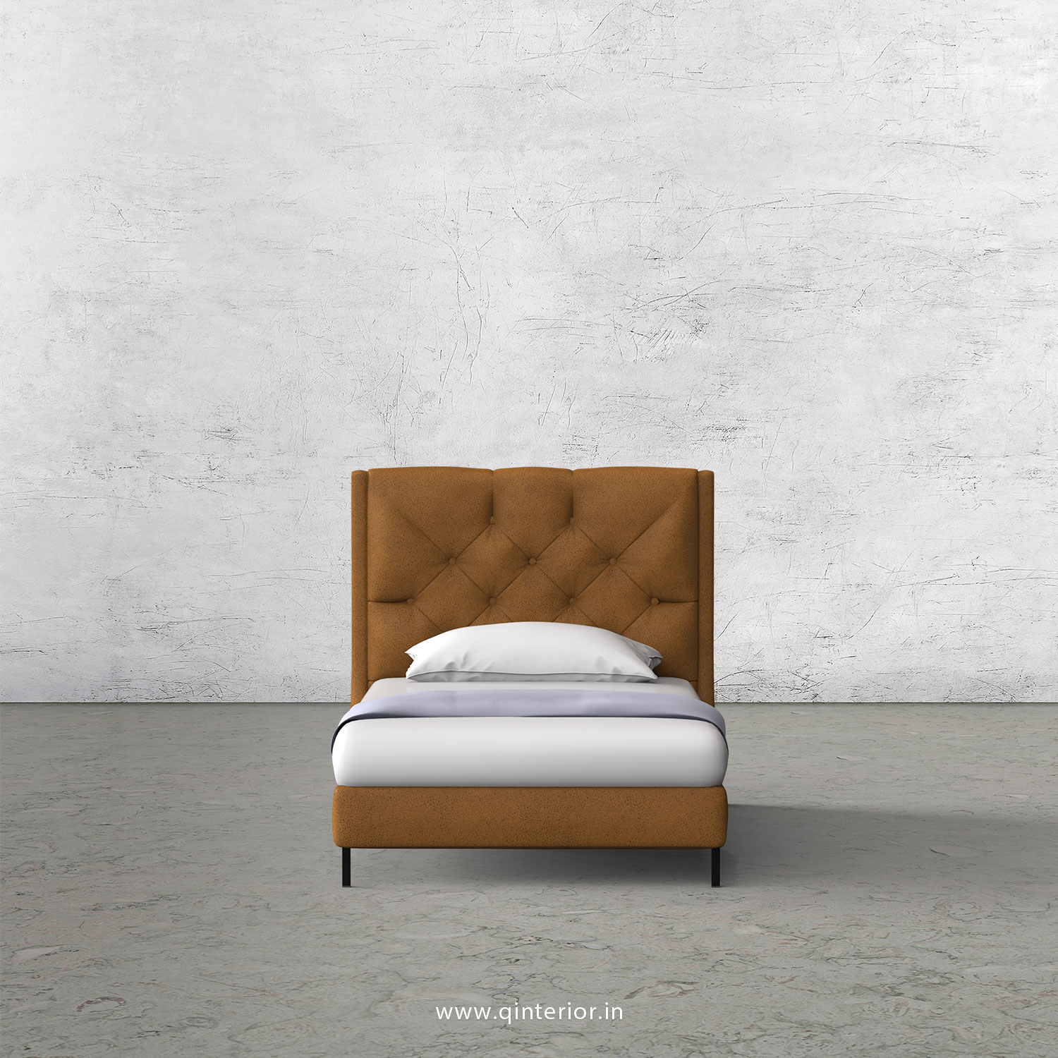 Scorpius Single Bed in Fab Leather – SBD003 FL14