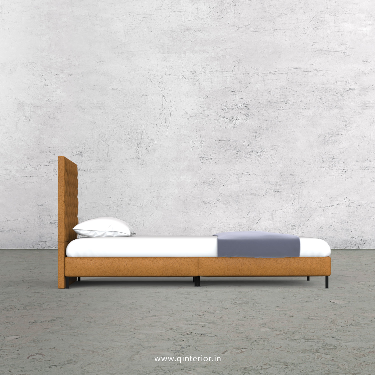 Aquila Single Bed in Fab Leather – SBD003 FL14