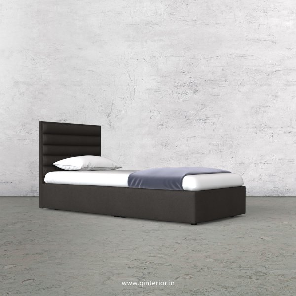 Crux Single Bed in Fab Leather Fabric - SBD009 FL15
