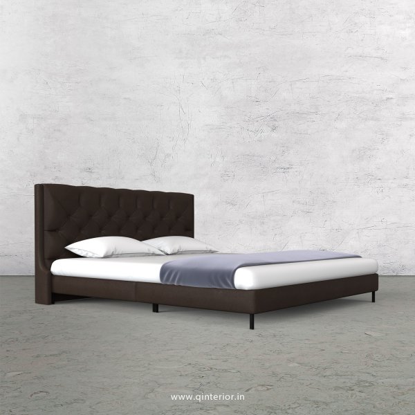 Scorpius Queen Size Bed with Fab Leather Fabric - QBD003 FL16