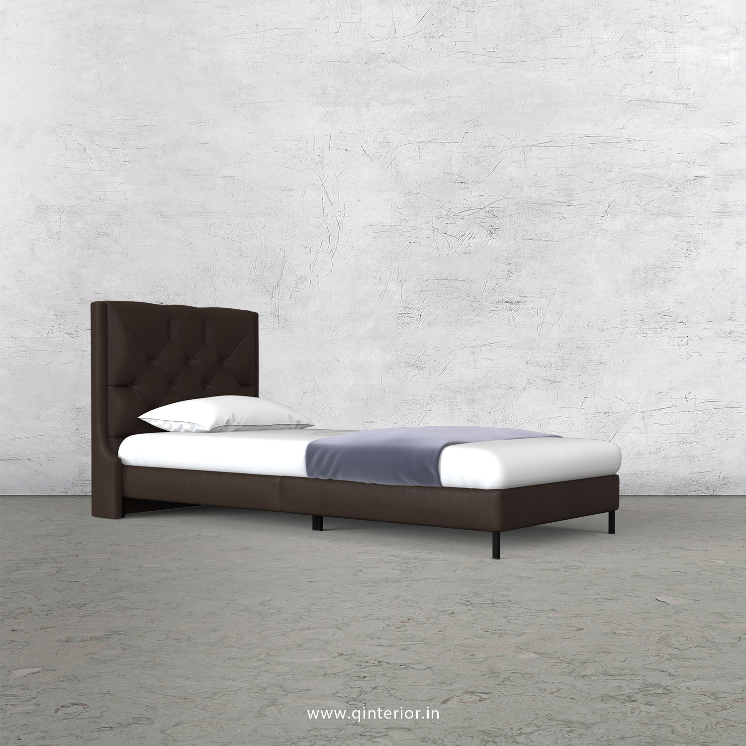 Scorpius Single Bed in Fab Leather – SBD003 FL16