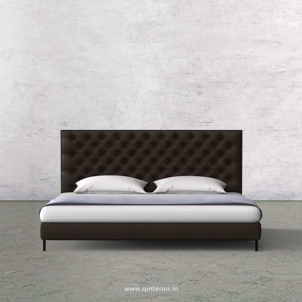 Orion King Size Bed in Fab Leather Fabric - KBD003 FL16