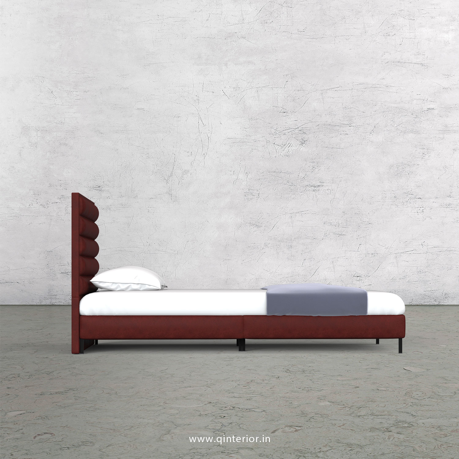 Crux Single Bed in Fab Leather – SBD003 FL17