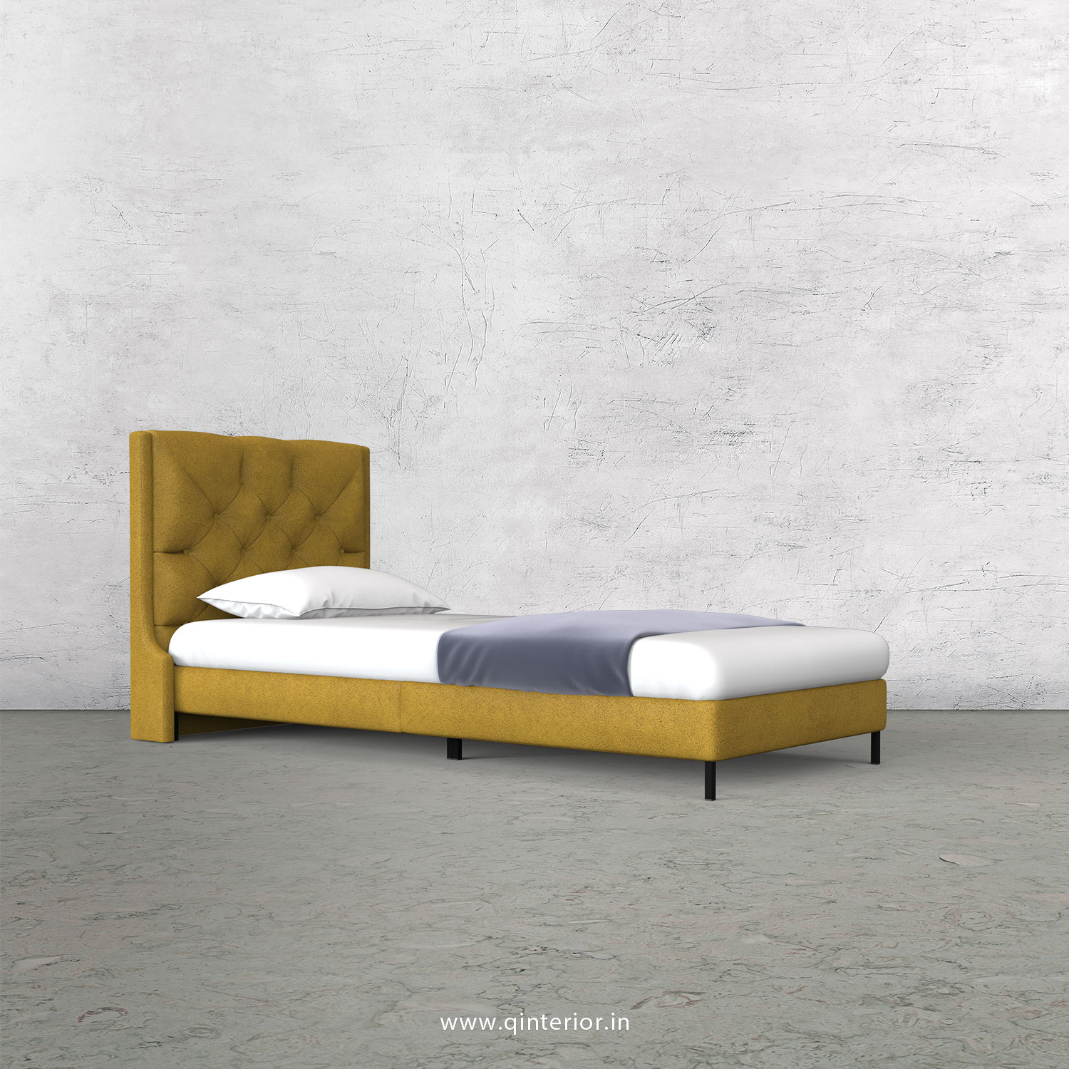 Scorpius Single Bed in Fab Leather – SBD003 FL18