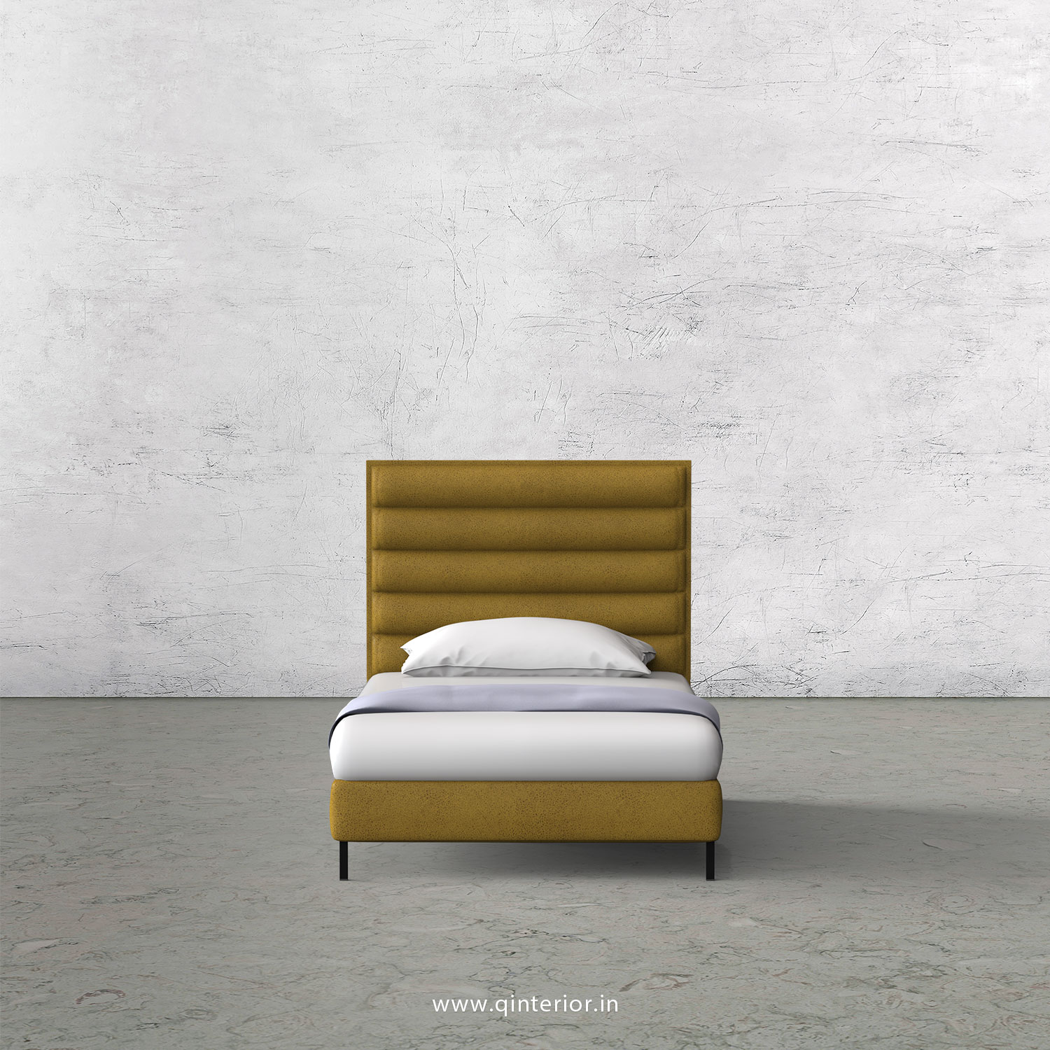 Crux Single Bed in Fab Leather – SBD003 FL18