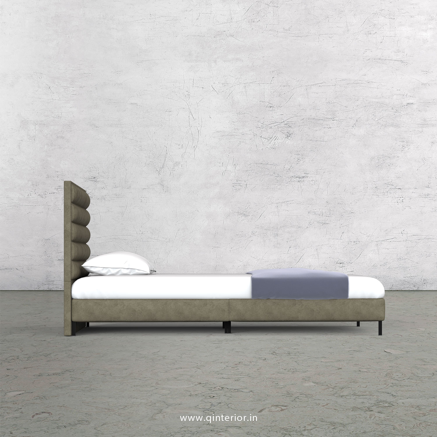 Crux Single Bed in Fab Leather – SBD003 FL03