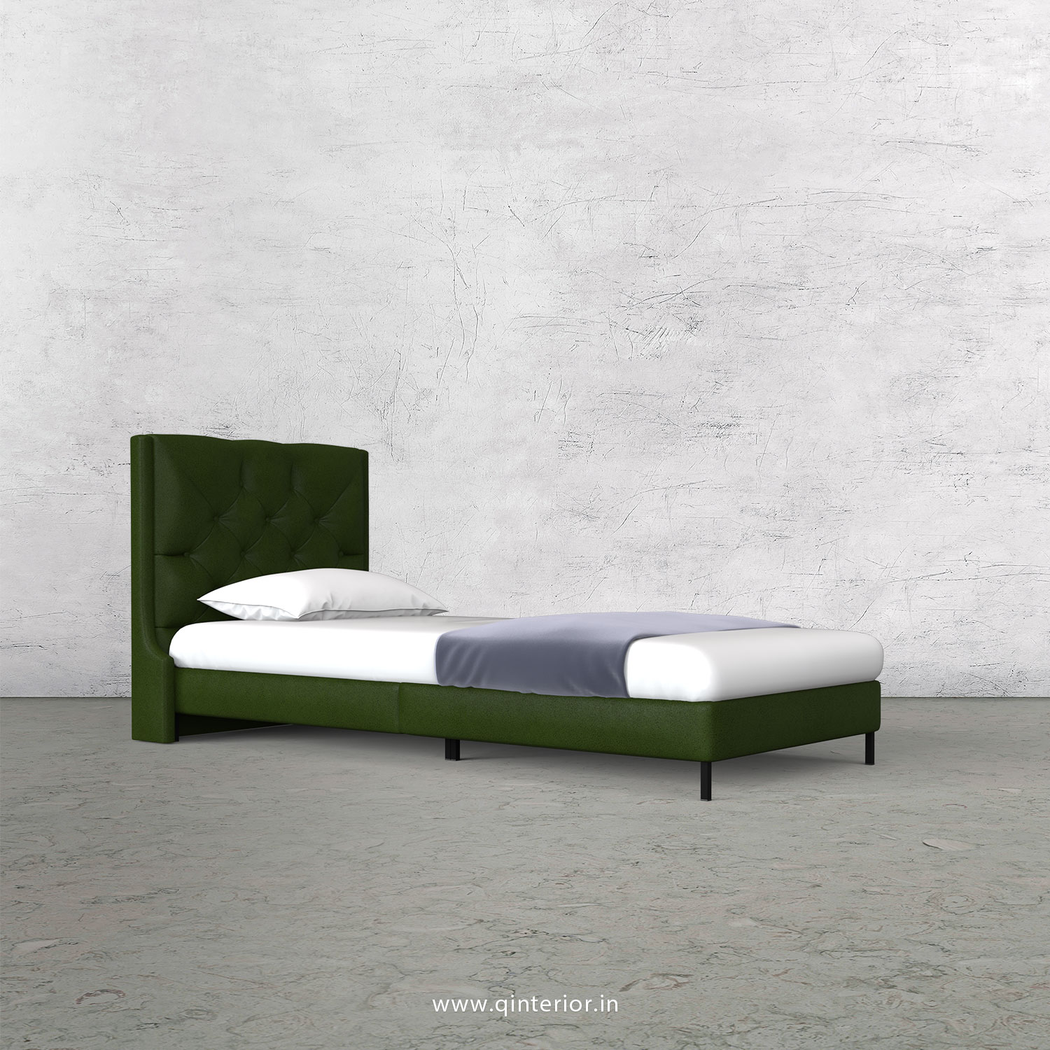 Scorpius Single Bed in Fab Leather – SBD003 FL04