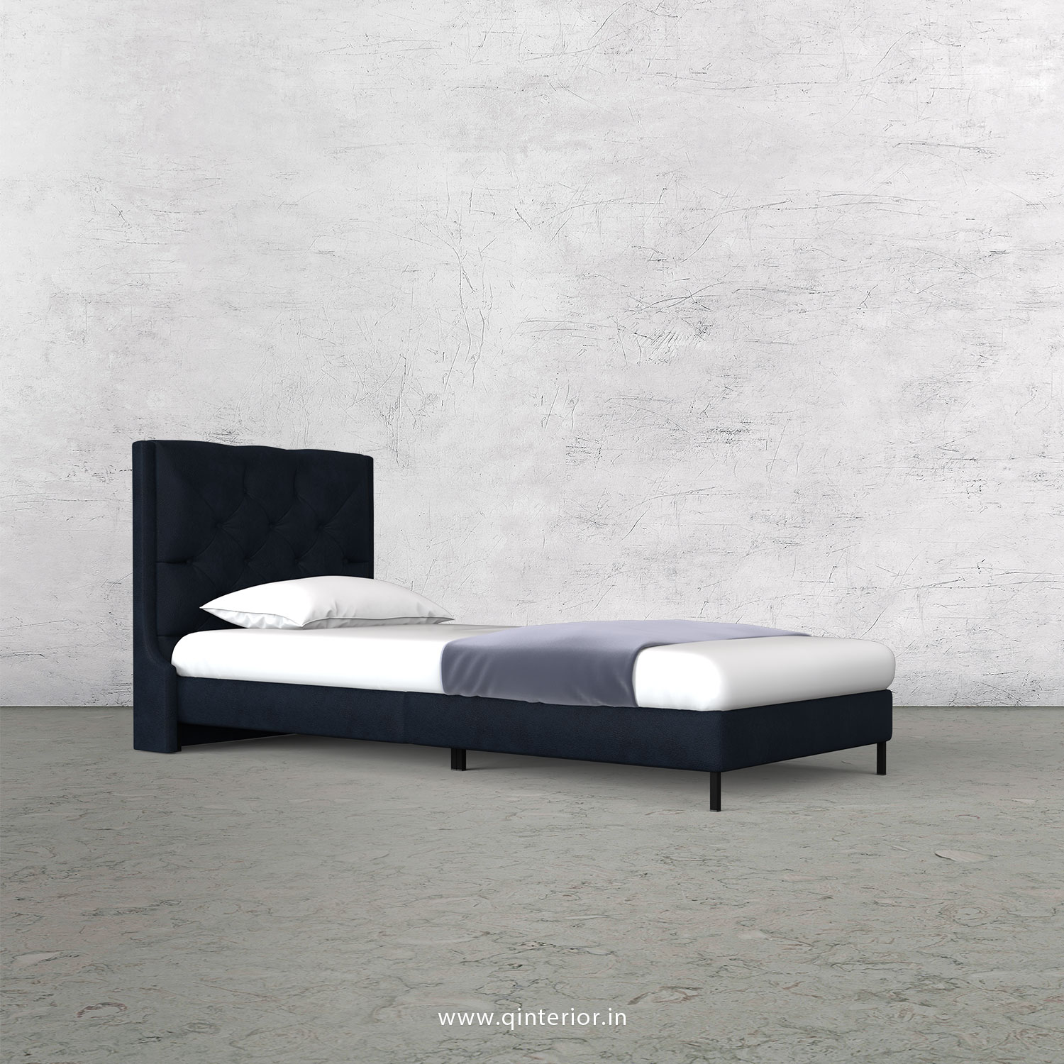Scorpius Single Bed in Fab Leather – SBD003 FL05
