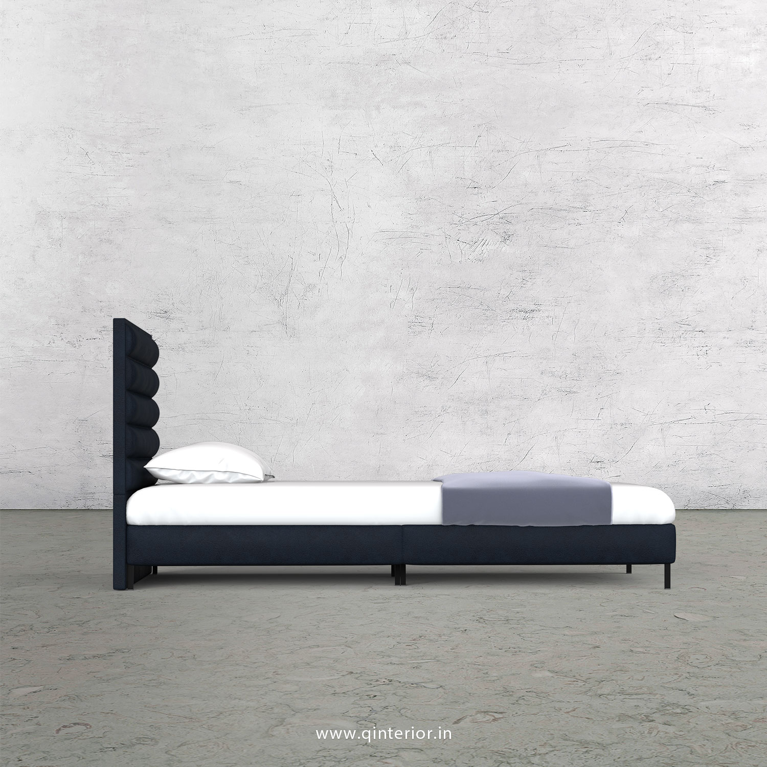 Crux Single Bed in Fab Leather – SBD003 FL05