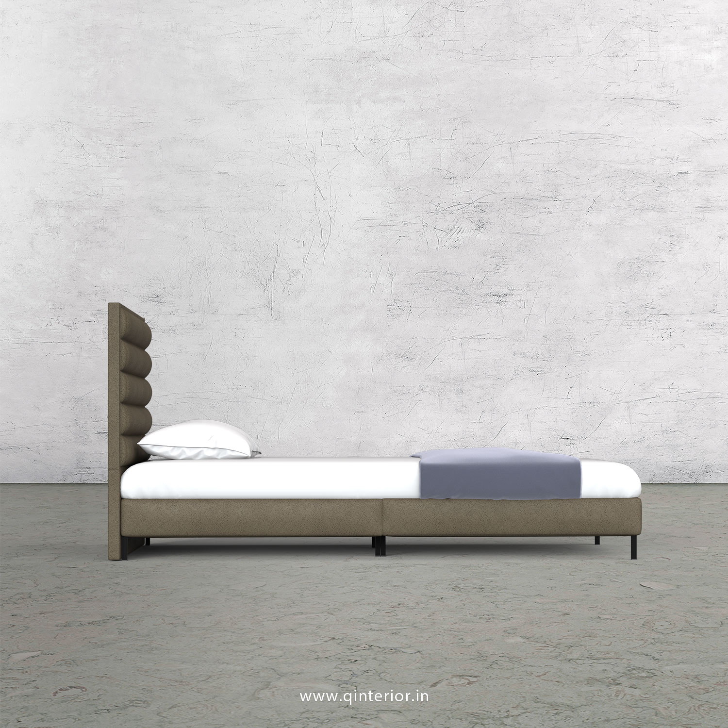 Crux Single Bed in Fab Leather – SBD003 FL06