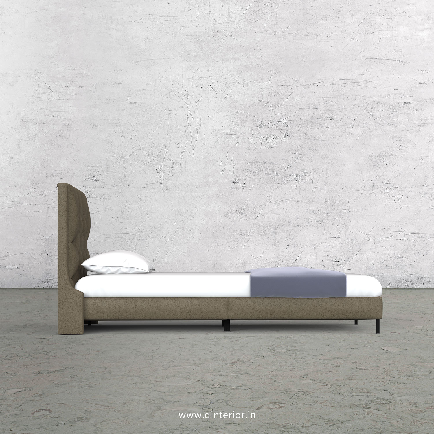 Scorpius Single Bed in Fab Leather – SBD003 FL06