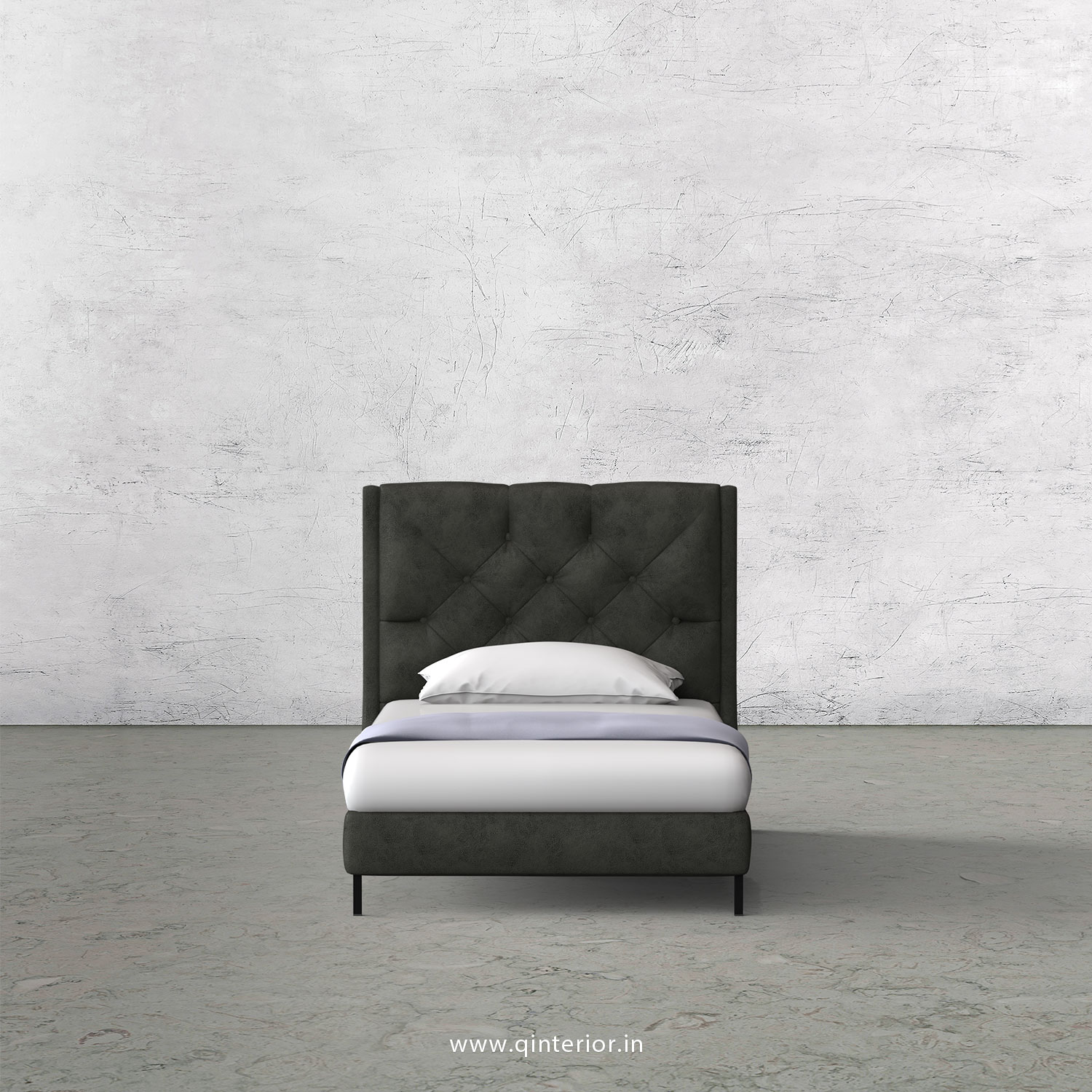 Scorpius Single Bed in Fab Leather – SBD003 FL07