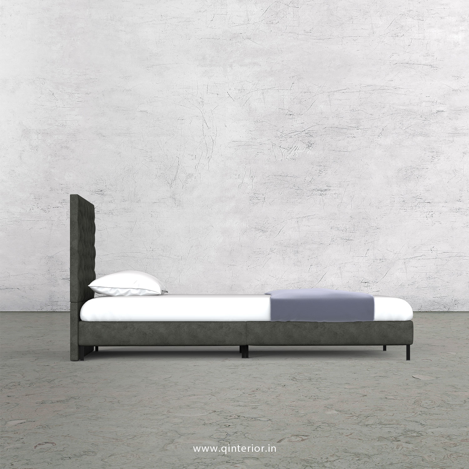 Aquila Single Bed in Fab Leather – SBD003 FL07