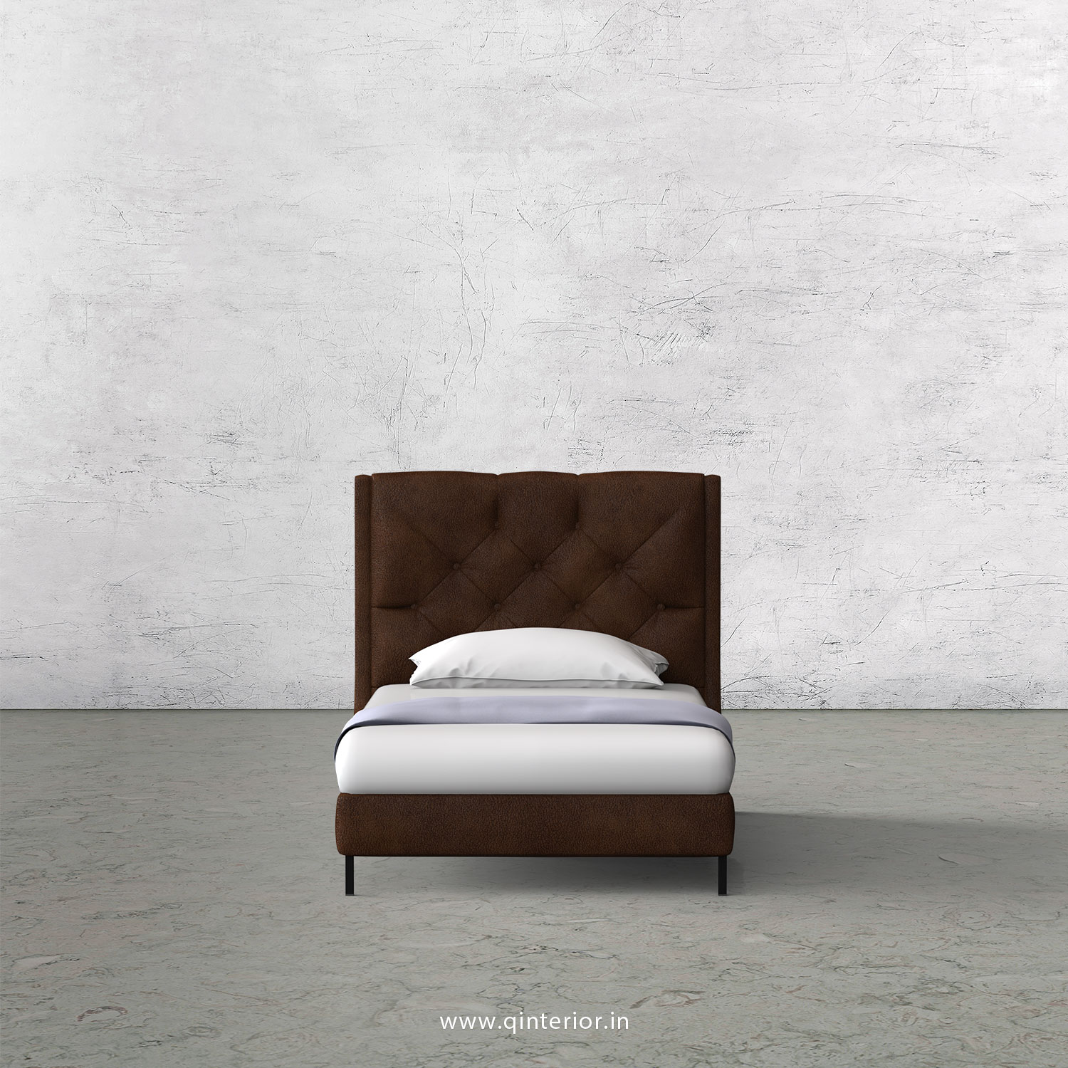 Scorpius Single Bed in Fab Leather – SBD003 FL09