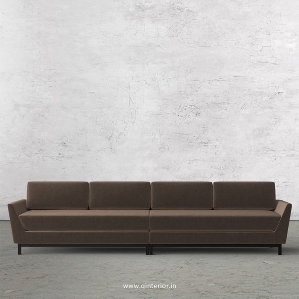 Blitz 4 Seater Sofa in Velvet Fabric - SFA002 VL02