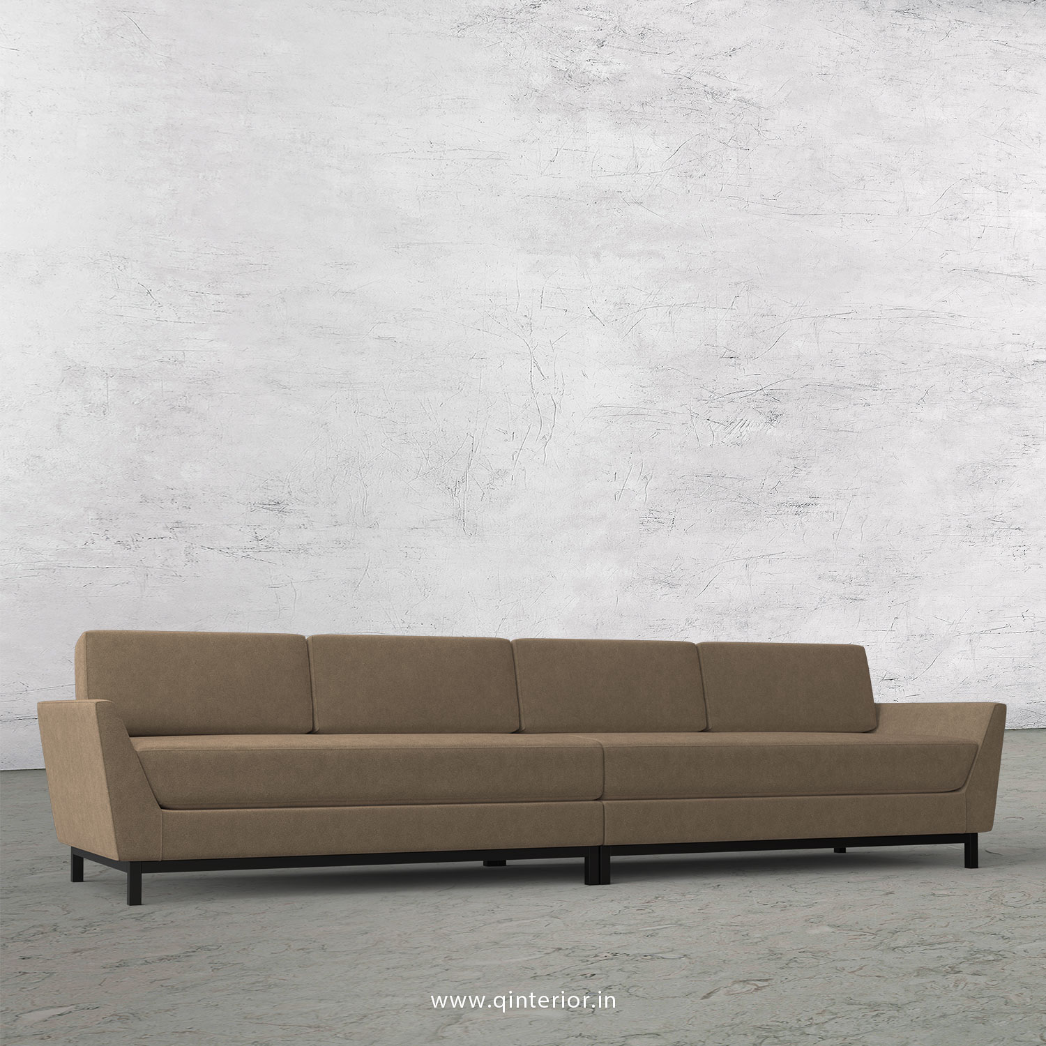 Blitz 4 Seater Sofa in Velvet Fabric - SFA002 VL03
