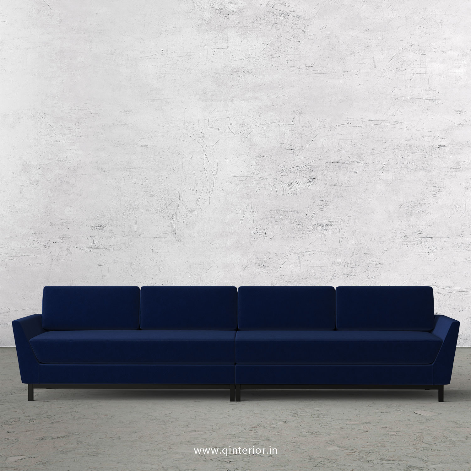 Blitz 4 Seater Sofa in Velvet Fabric - SFA002 VL05