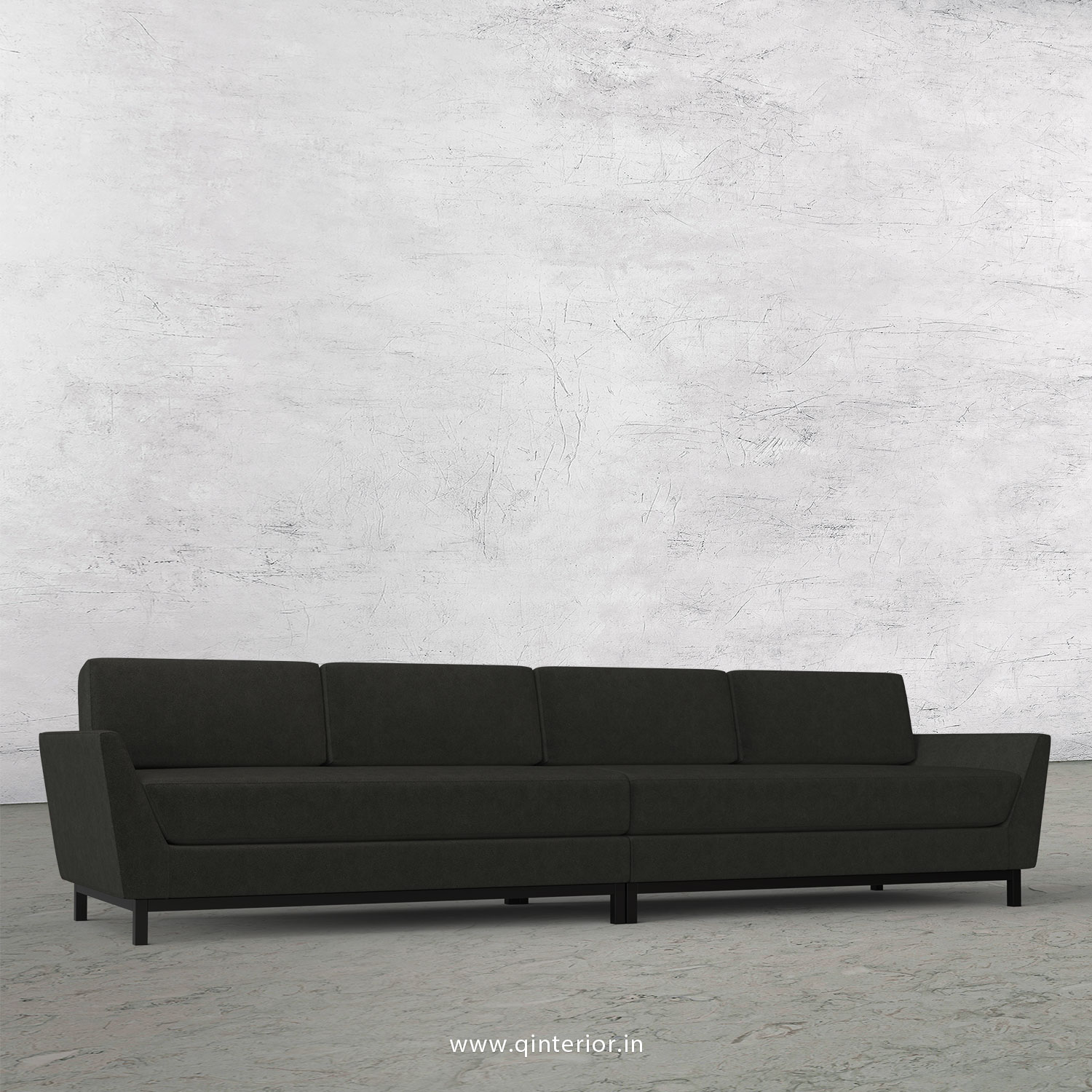 Blitz 4 Seater Sofa in Velvet Fabric - SFA002 VL07