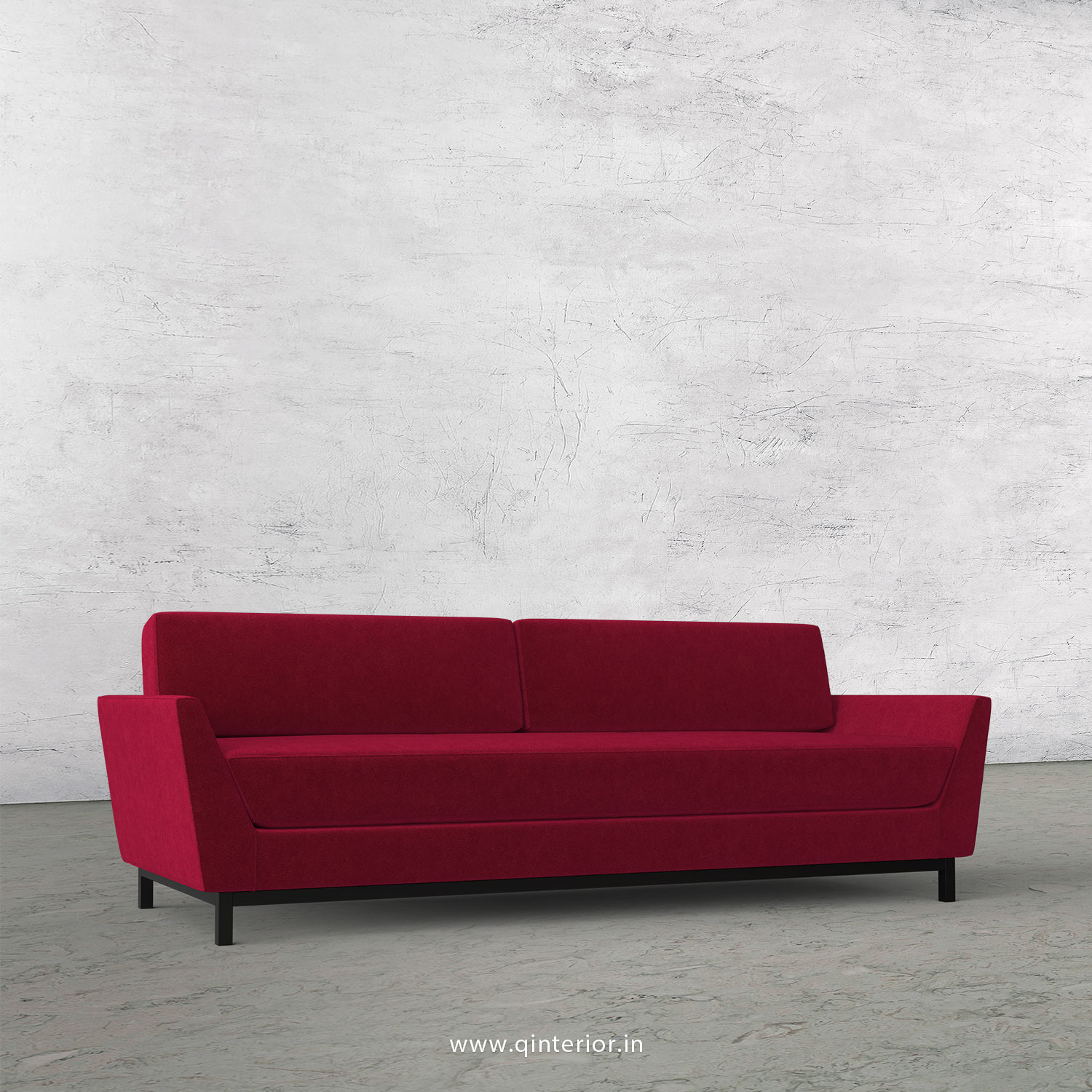 Blitz 3 Seater Sofa in Velvet Fabric - SFA002 VL08