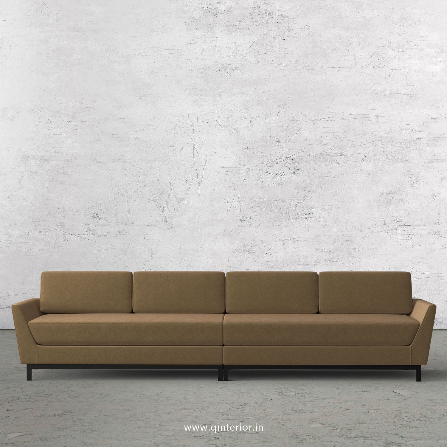 Blitz 4 Seater Sofa in Velvet Fabric - SFA002 VL09