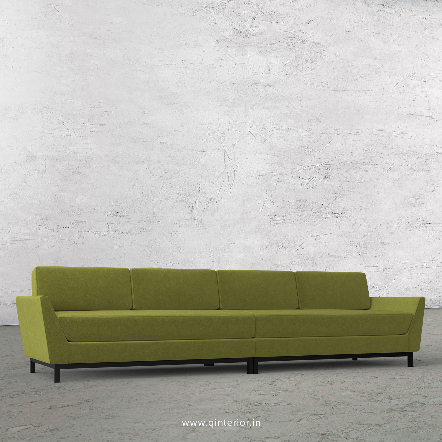Blitz 4 Seater Sofa in Velvet Fabric - SFA002 VL10