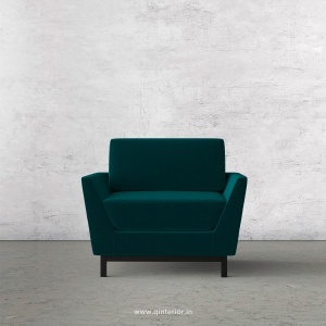Blitz 1 Seater Sofa in Velvet Fabric - SFA002 VL13