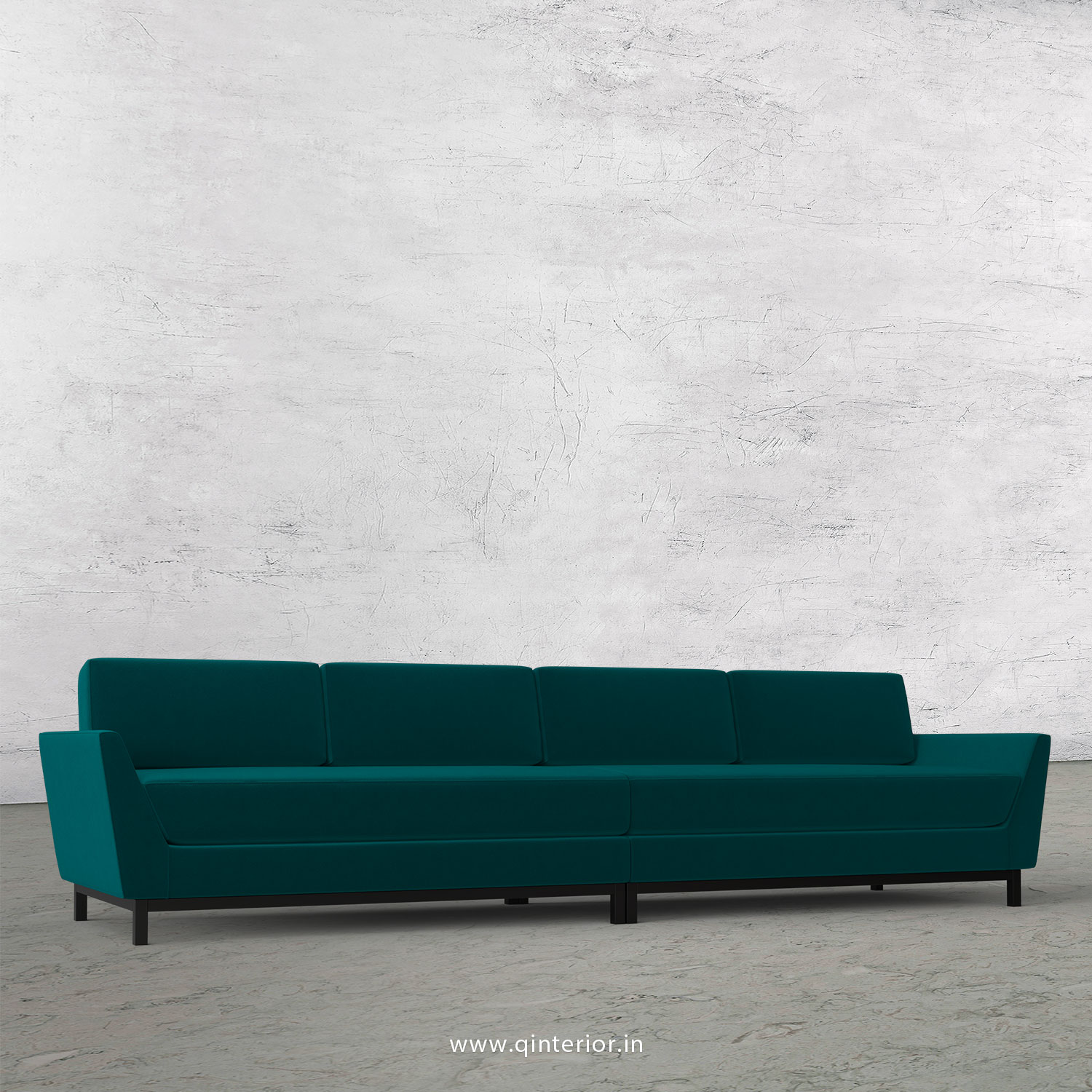 Blitz 4 Seater Sofa in Velvet Fabric - SFA002 VL13