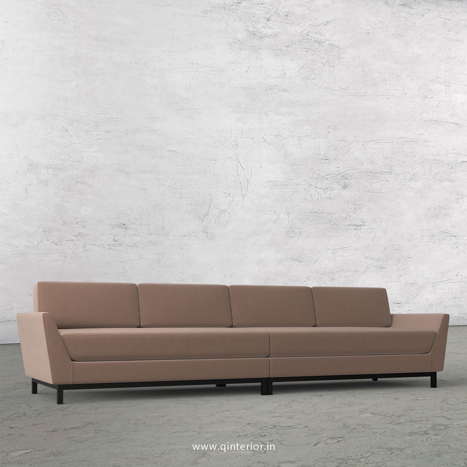 Blitz 4 Seater Sofa in Velvet Fabric - SFA002 VL16