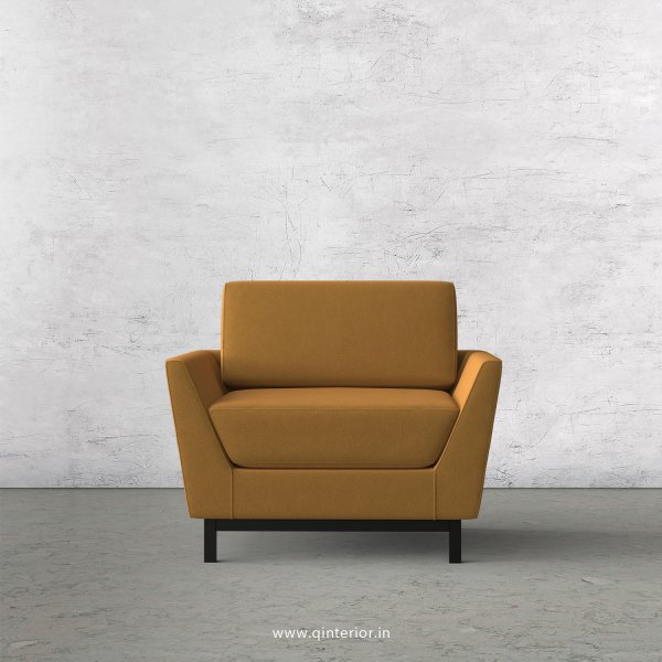 Blitz 1 Seater Sofa in Velvet Fabric - SFA002 VL18