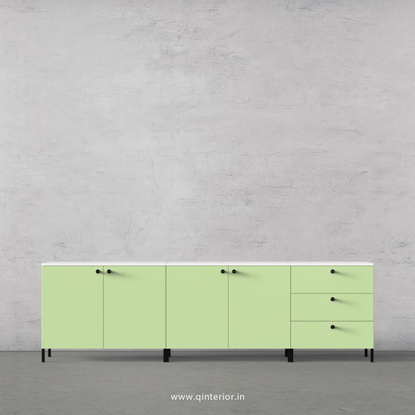 Lambent Chest of Drawer in White and Pairie Green Finish – COD015 C83
