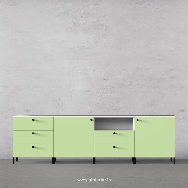 Lambent Chest of Drawer in White and Pairie Green Finish – COD023 C83