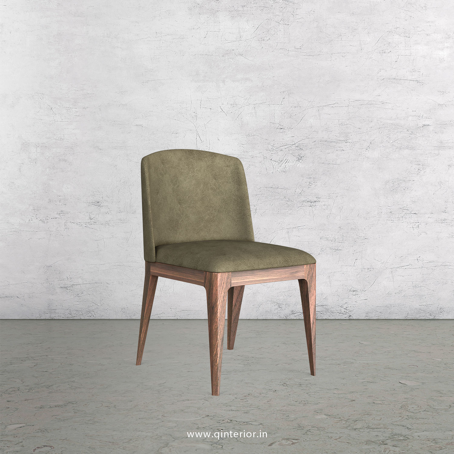Cario Dining Chair in Fab Leather Fabric - DCH001 FL03