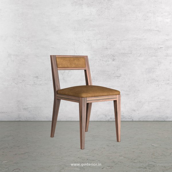 Lath Dining Chair in Fab Leather Fabric - DCH003 FL02