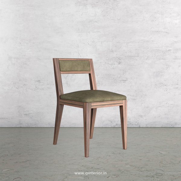 Lath Dining Chair in Fab Leather Fabric - DCH003 FL03
