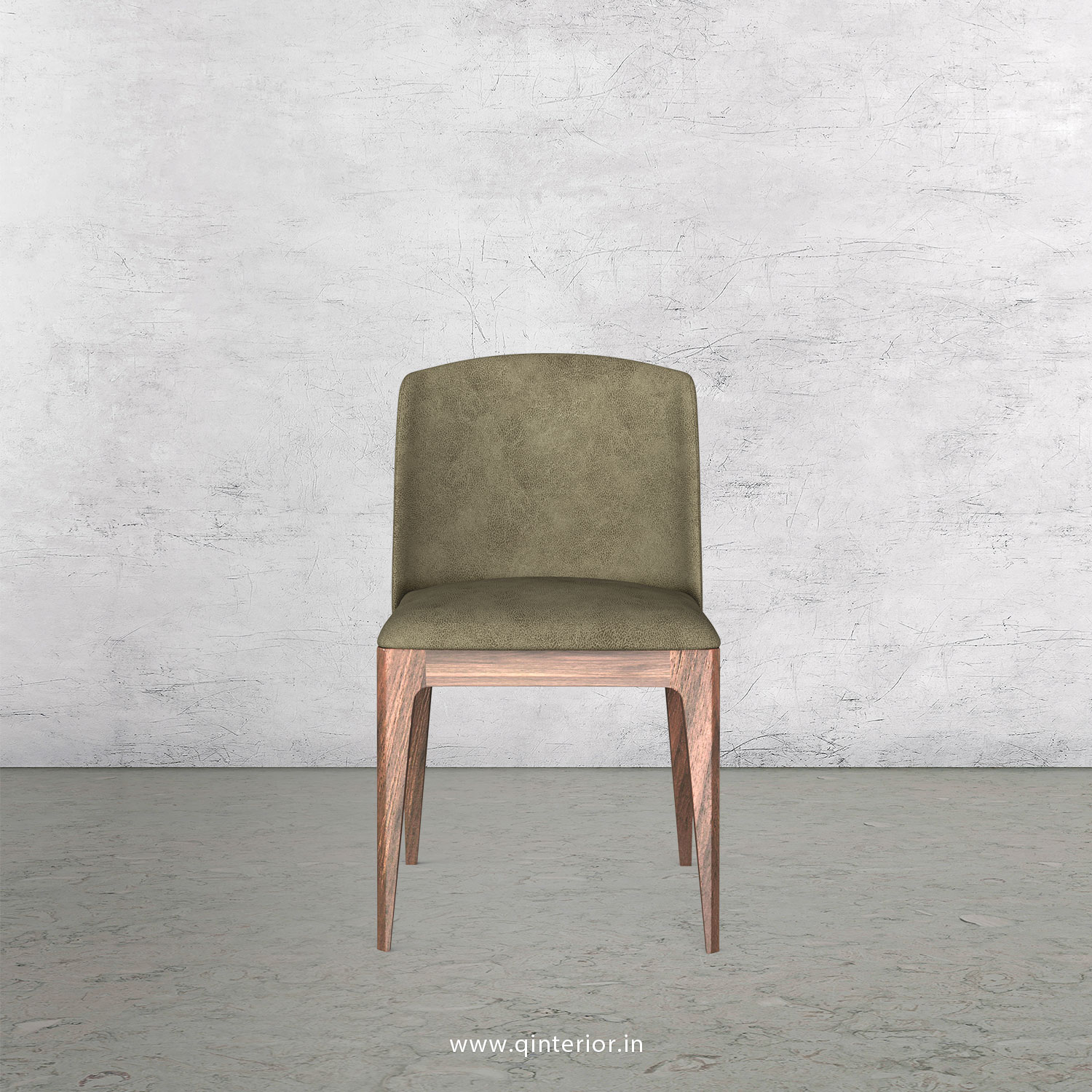 Cario Dining Chair in Fab Leather Fabric - DCH001 FL03