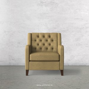 Eligence 1 Seater Sofa in Fab Leather Fabric - SFA011 FL01